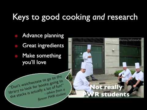 Research is Like Cooking