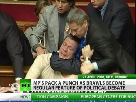 Packing a Punch: Fist fights the norm in Ukraine's parliament