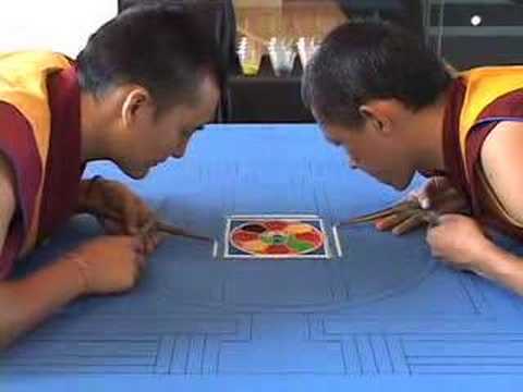 Namgyal Monks create mandala