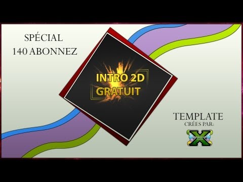 Template | Introduction 2D Gratuit -140 Abonnés :-D