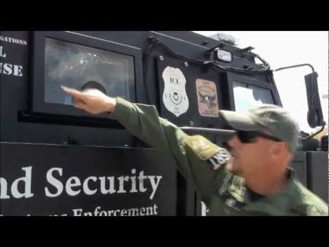 (Mirrored)DHS-HSI Homeland Security Investigations El Paso SRT MRAP Armored Vehicle