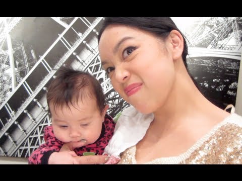 BABY EATS SOLIDS! - February 27, 2013 - itsjudyslife vlog