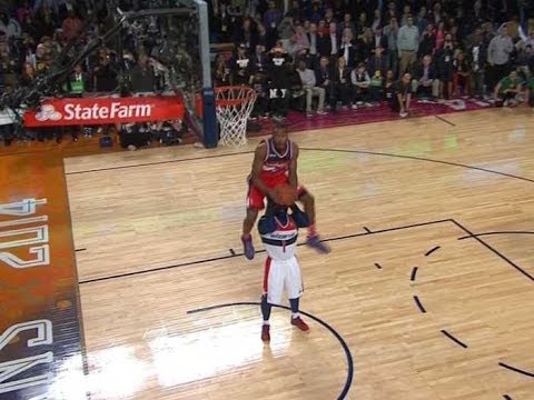 John Wall 2014 Slam Dunk Contest AMAZING DUNK! LEGENDARY STATUS!!!!