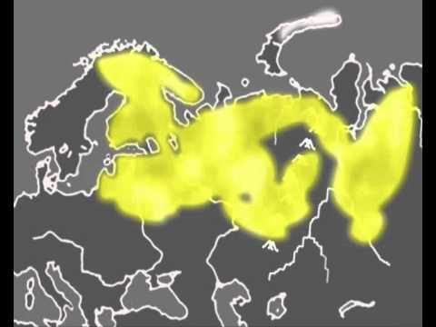 Uralic languages animation