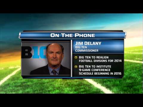 Jim Delany on B1G Conference News