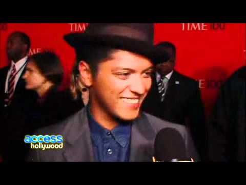 Bruno Mars attends Time's 100 Party - Interview