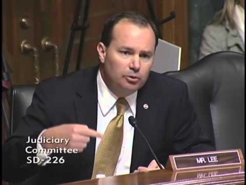 Senator Lee Questions Eric Holder on Executive Orders