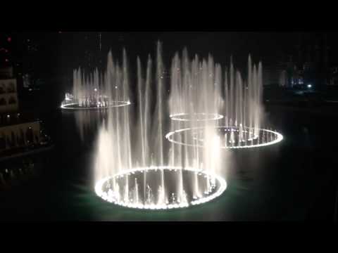 Burj Dubai Khalifa Fountain 'Time to Say Goodbye'