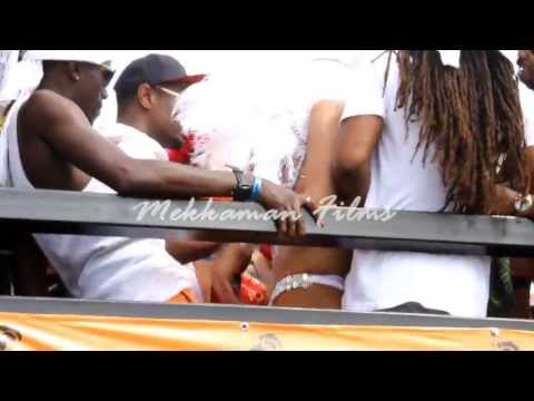 Rihanna Enjoying Barbados Carnival - Kadooment Day 2013