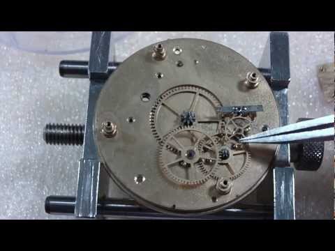 How I assemble a pocket watch, Waltham model 1857