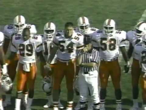 1988 College Football -- Notre Dame 31 Miami 30