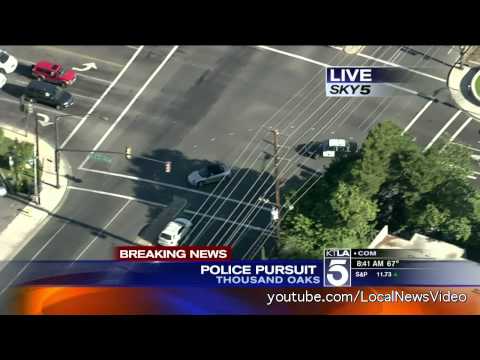 Police Chase - Thousand Oaks, CA - April 19 2013