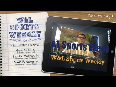 W&L Sports Weekly for April 3, 2013