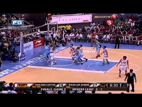 San Mig Coffee Vs Rain Or Shine Game 5 Finals - February 23, 2014  [2nd Quarter]