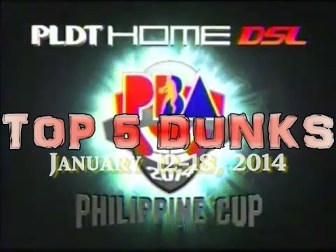 PBA TOP 5 DUNKS of the Week-January 12-18,2014