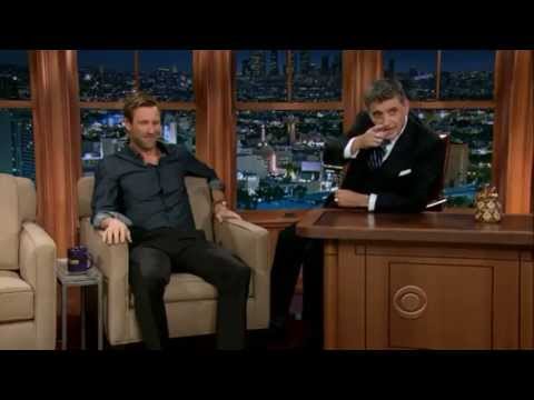 Aaron Eckhart interview on Craig Ferguson - January 14, 2014