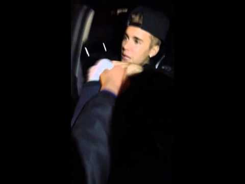 Justin Bieber talking to fans (January 29, 2014)