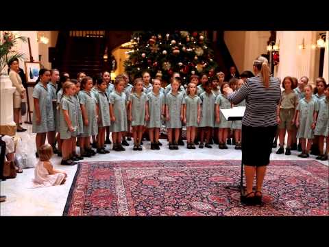 AIS primary school choir at Raffles. A christmas blessing