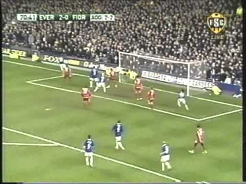 2008 (March 12) Everton (England) 2-Fiorentina (Itally) 0 (UEFA Cup)