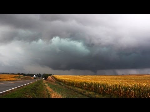 Multiple Large Tornadoes West Iowa October 4, 2013