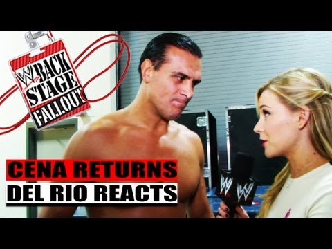 Del Rio Reacts to Cena's Return! - Backstage Fallout - October 7, 2013