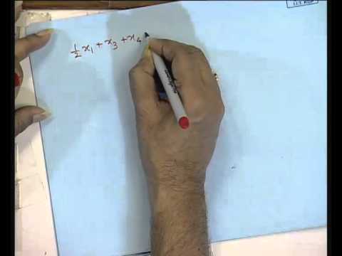 Mod-01 Lec-15 Lecture-15-Matrix form of the Simplex Method (Contd.)