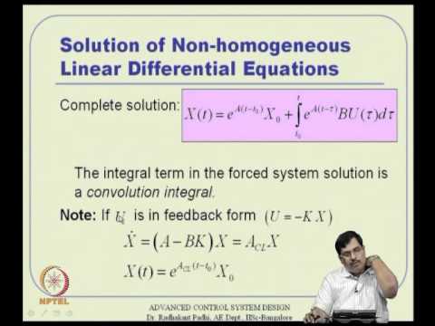 Mod-08 Lec-18 Time Response of Linear Dynamical Systems