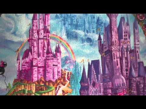 Disney Scenery Archway Painting on Wall