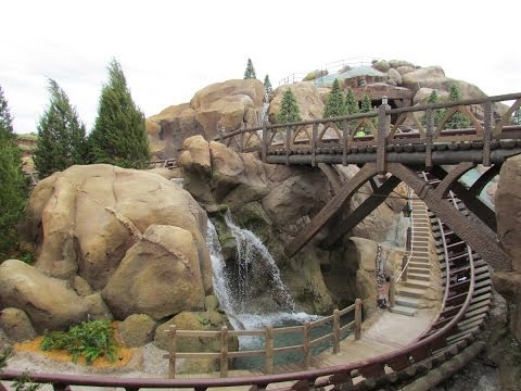 Wall Removal Reveals Seven Dwarfs Mine Train Construction - Feb 2014 - Disney World