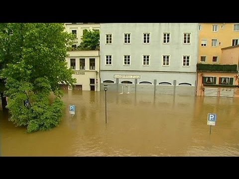 Flood disaster warnings in Central Europe