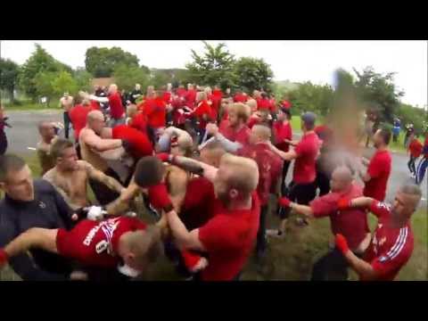 Hooligan Fight // GAIS Gothenburg vs. Helsingborg and Copenhagen 29.06.2013