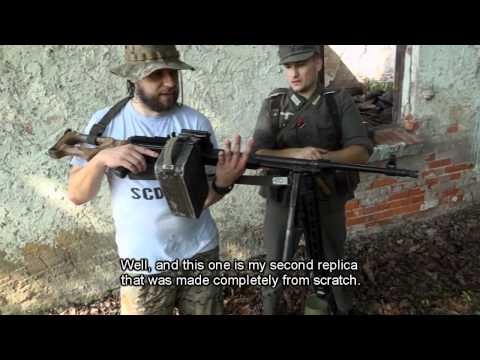 SCDTV  - MG42 & PKM Functional Airsoft Replicas - interview with MG airsoft