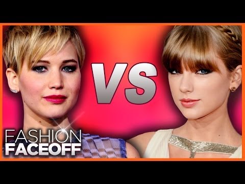 Jennifer Lawrence vs. Taylor Swift - Fashion Faceoff 2013