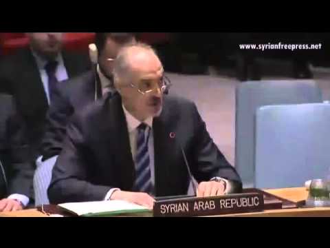 Syria's repr Dr. Ja'afari response as UN Security Council unanimously approves aid resolution !