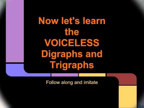 Intro to Speaking & Pronunciation: Video 3-Consonant Digraphs and Trigraphs