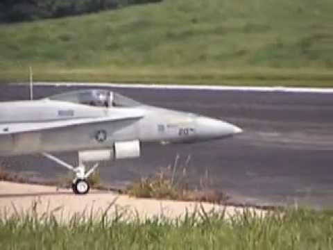 RC F-18 turbine / Pilot Dewey Davenport (onedgerc@yahoo.com)