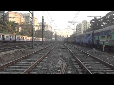 FIRST DAY FIRST SHOW - AJNI WAP-7 + SRC WAP-4 WITH SAMARASATA EXPRESS STEPS INTO ELECTRIFYING MUMBAI