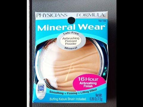 First Impression: Physicians Formula talc free Mineral face powder!