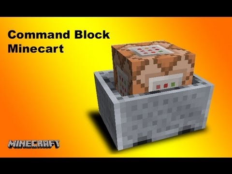 Command Block Minecarts. How to summon, give and use! Minecraft 1.7