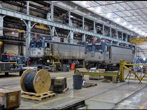 Tour of Amtrak's Wilmington Shops! MUST SEE!!