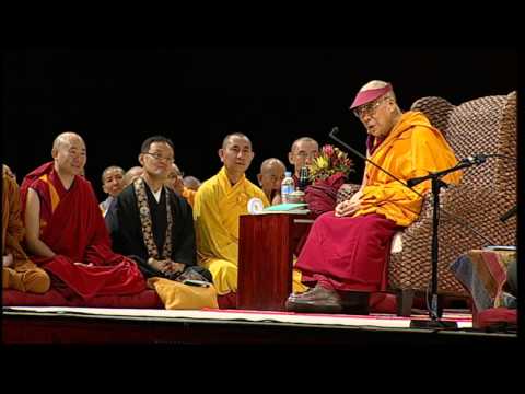 The 14th Dalai Lama of Tibet Sydney Teaching 14th-16th June 2013 Jewel Lamp The Praise of Bodichitta