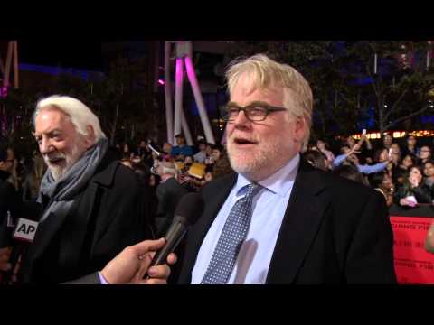 The Hunger Games: Catching Fire: Philip Seymour Hoffman Los Angeles Premiere Interview