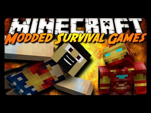 Minecraft: SUPERHERO HUNGER GAMES! - AntVenom POV (Superheroes Mod)