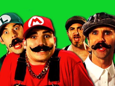 Epic Rap Battles of History.  Behind the Scenes.  Mario Bros vs Wright Bros.