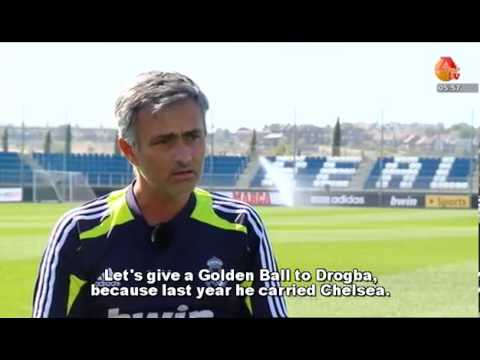 José Mourinho - Golden Ball Interview - Lionel Messi or Cristiano Ronaldo