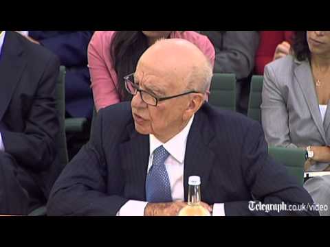 Rupert Murdoch struggles to answer questions