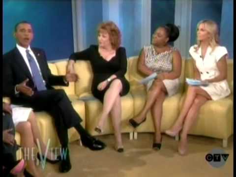 Barack Obama Goes On The View Part 1