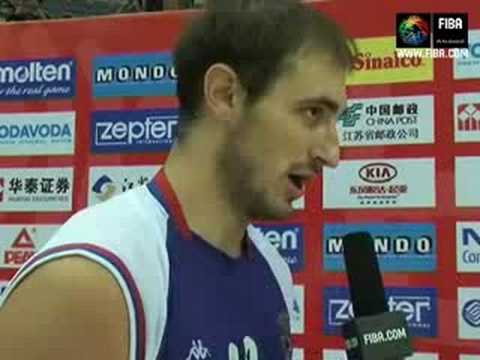 Nenad KRSTIC Post-game interview (Serbia)