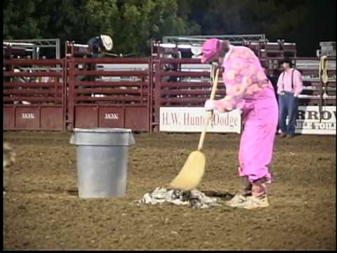 Rodeo Clown Bert Davis and Benji TETWP Palmdale 2008 01