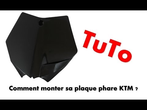 [Tuto] Montage plaque phare KTM